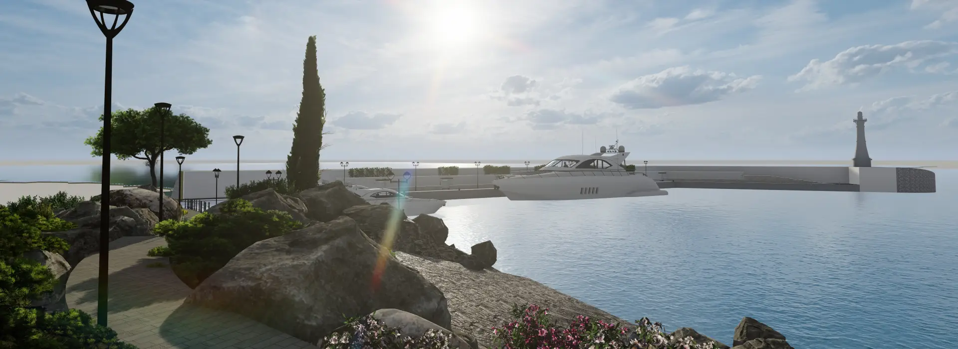 Viamont | Execution of works on the construction of the breakwater and the arrangement of the shoreline in Dobra Luka, Herceg Novi